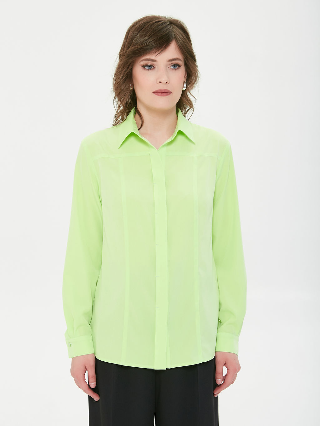 Блуза с потайной застёжкой - Priz фото 10