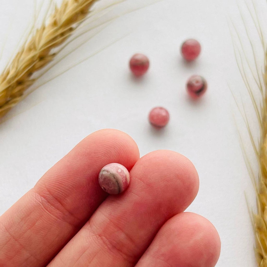 Бусины для украшений из Родохрозита (5 шт)
