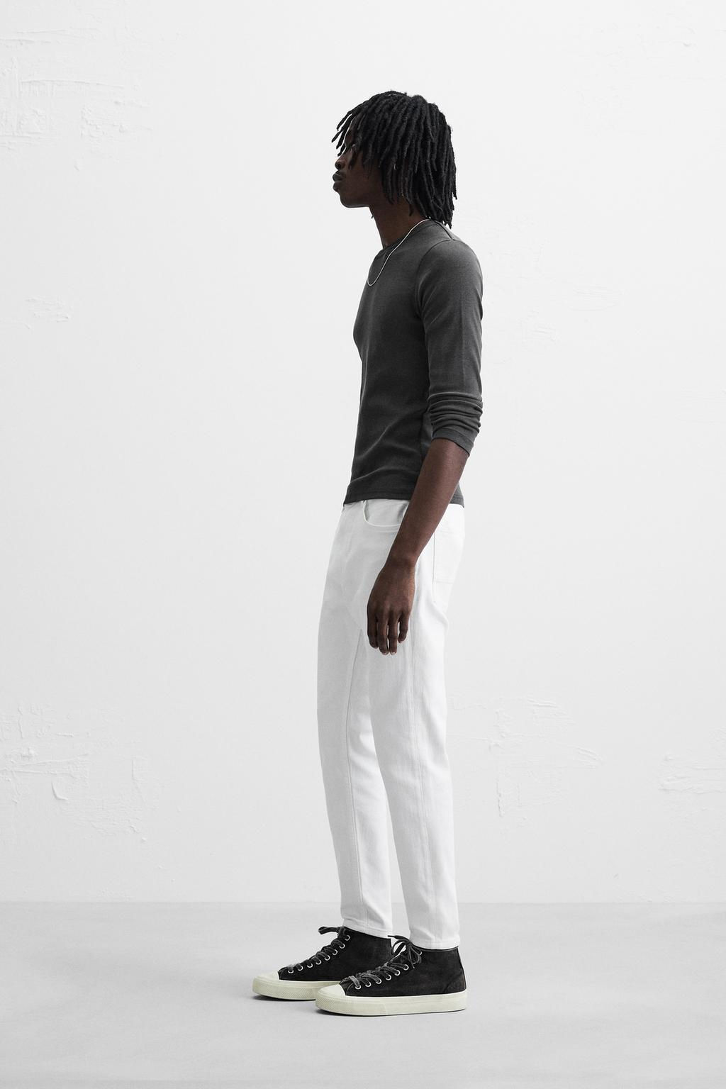 CROPPED SKINNY FIT JEANS - Zara фото 4