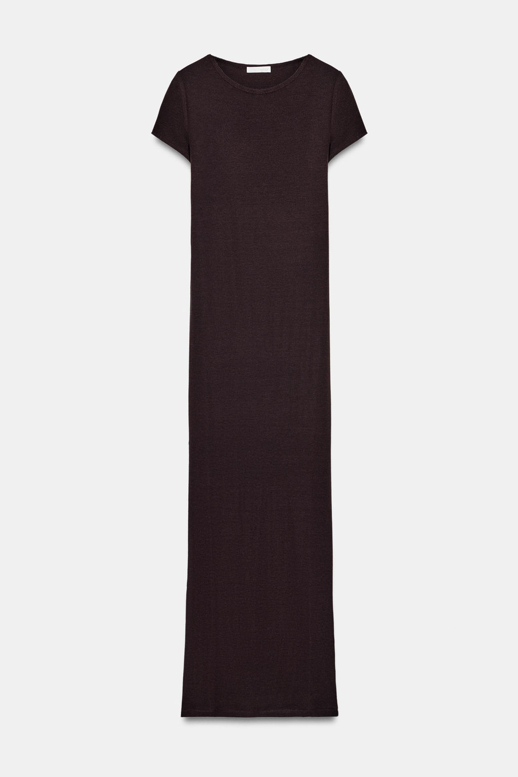 VESTIDO LARGO MANGA CORTA / Marr?n - Zara фото 6