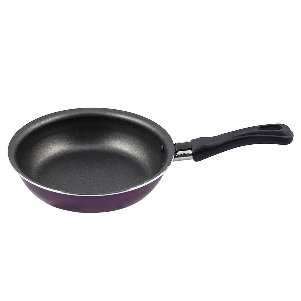 Violet Сковорода с антипригарным покрытием д16см, h4,5см, s1,8мм, бакелитовая ручка (Россия) - Домашняя мода фото 2