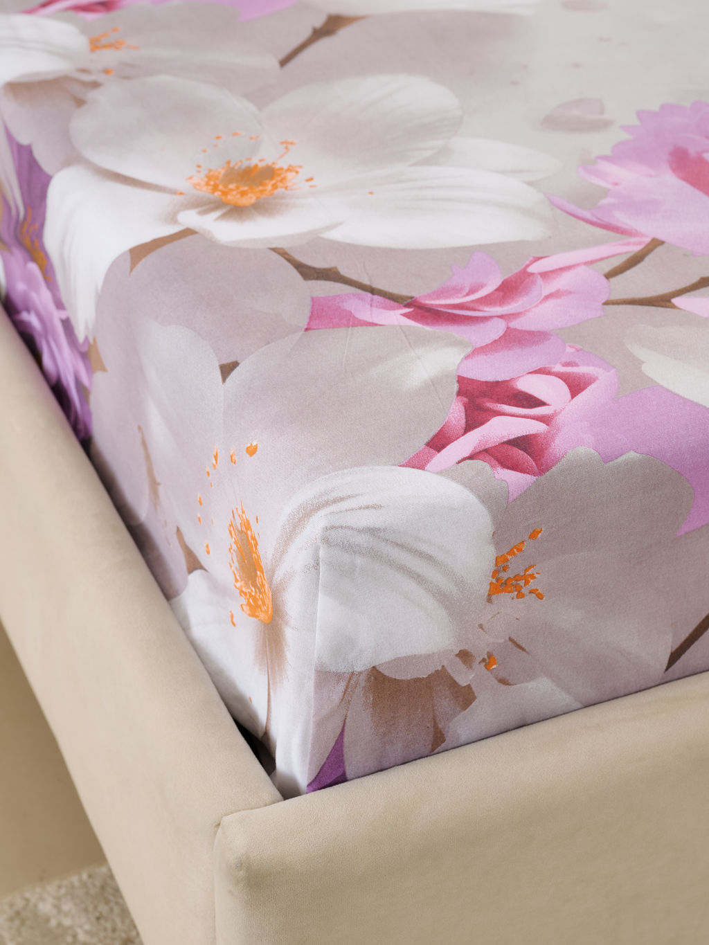 Простыня бязь люкс - Нарциссы 150х215