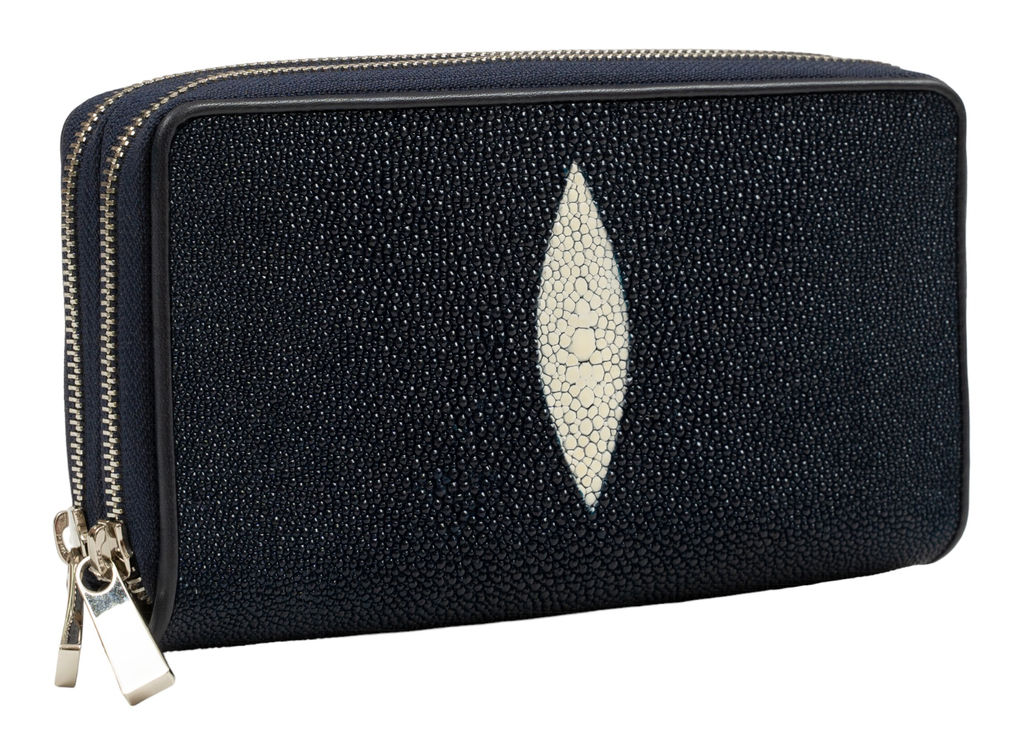 Клатч-кошелек женский из кожи ската