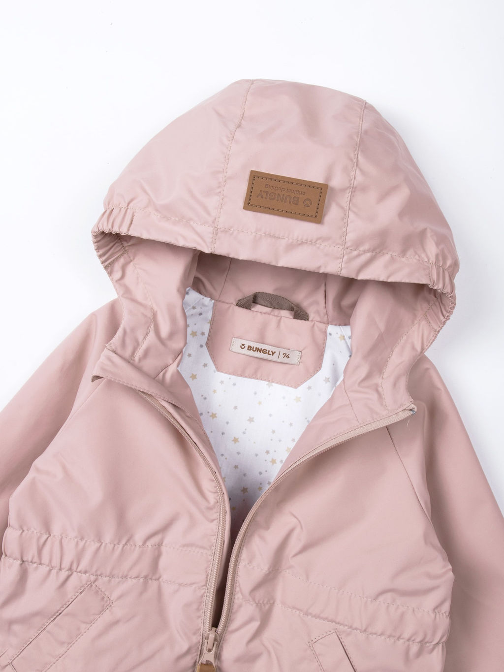 Парка на хлопковом подкладе Пудра - Bungly фото 5