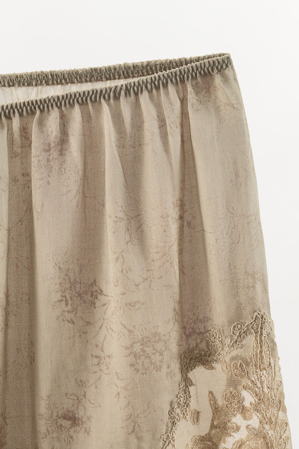 SHORTS BORDADOS ZW COLLECTION / Gris / Beige - Zara фото 5