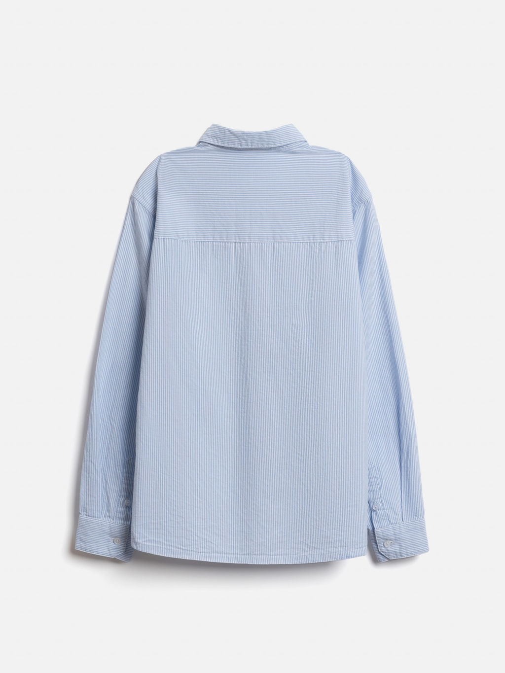 ACOOLA / Сорочка верхняя детская для мальчиков Goraziy1 голубая полоска  фото 2