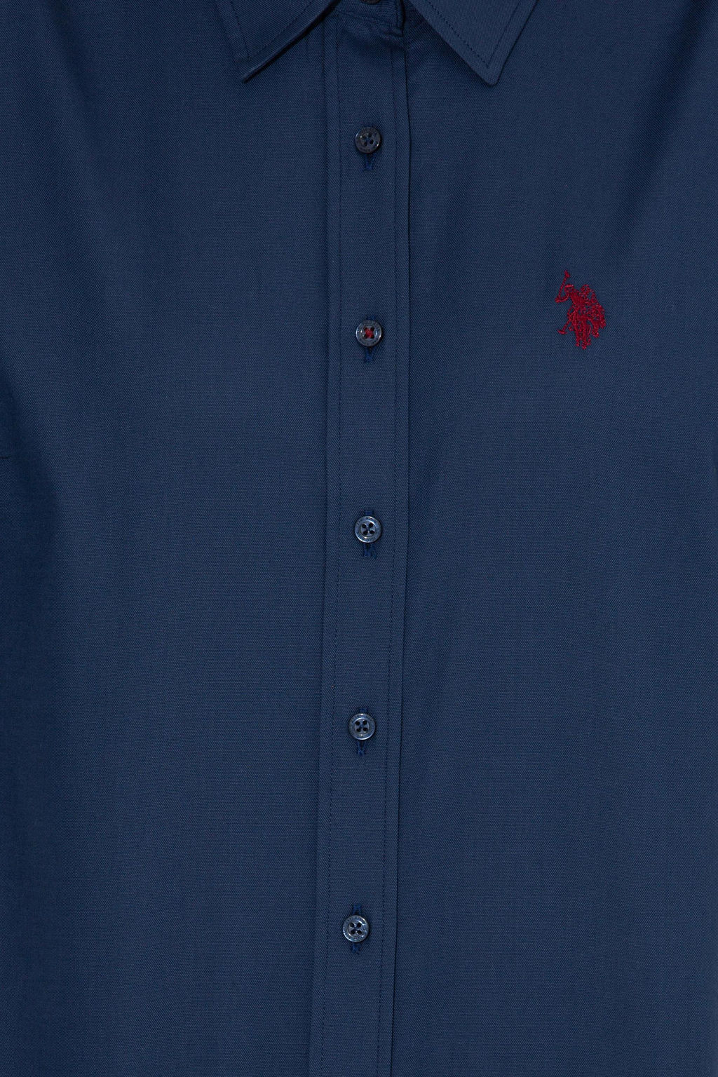 U. S. Polo Assn Женская базовая рубашка темно-синего цвета с длинным рукавом - U.s. polo assn фото 6