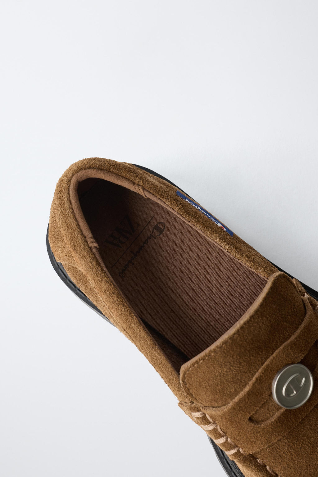 CHAMPION ® X ZARA LEATHER LOAFERS  фото 7