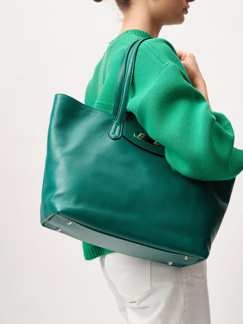 Сумка на плечо Azaro 30595 зеленый изумруд