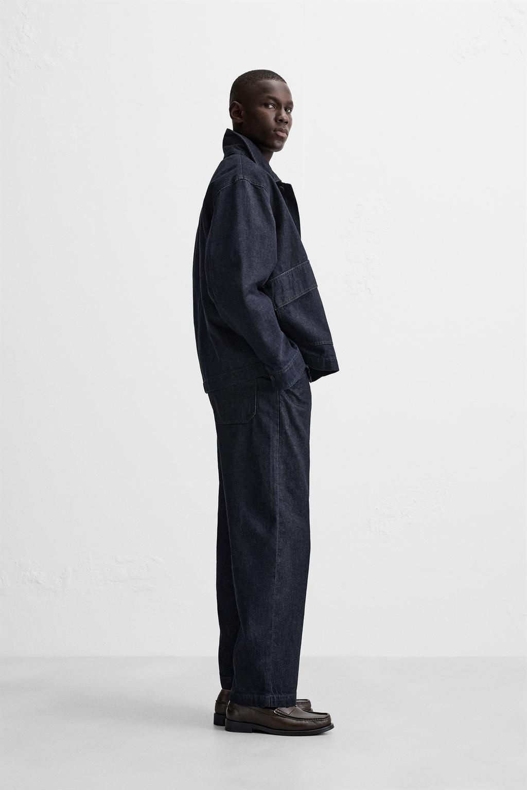 BOXY FIT DENIM JACKET - Zara фото 4