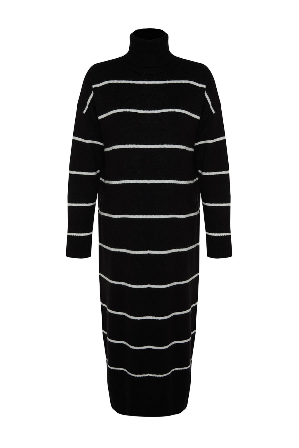 TRENDYOLMILLA Tas Maxi Triko Genis Kal?p Yumusak Dokulu Elbise TWOAW24EL00056  фото 12