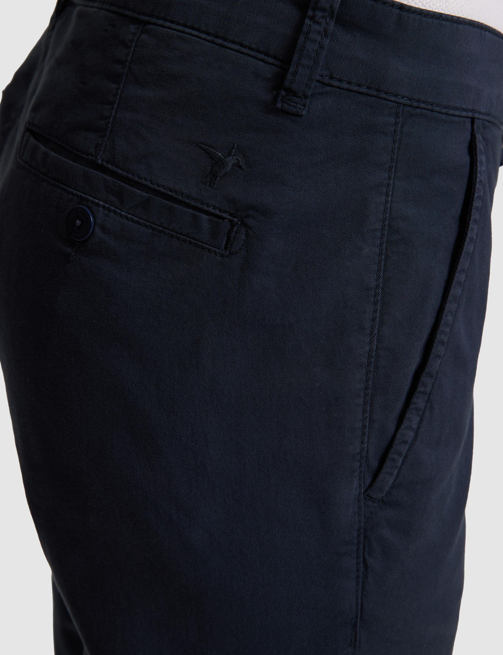 Lacivert Slim Fit Pamuk Kar___ml_ Kanvas Pantolon