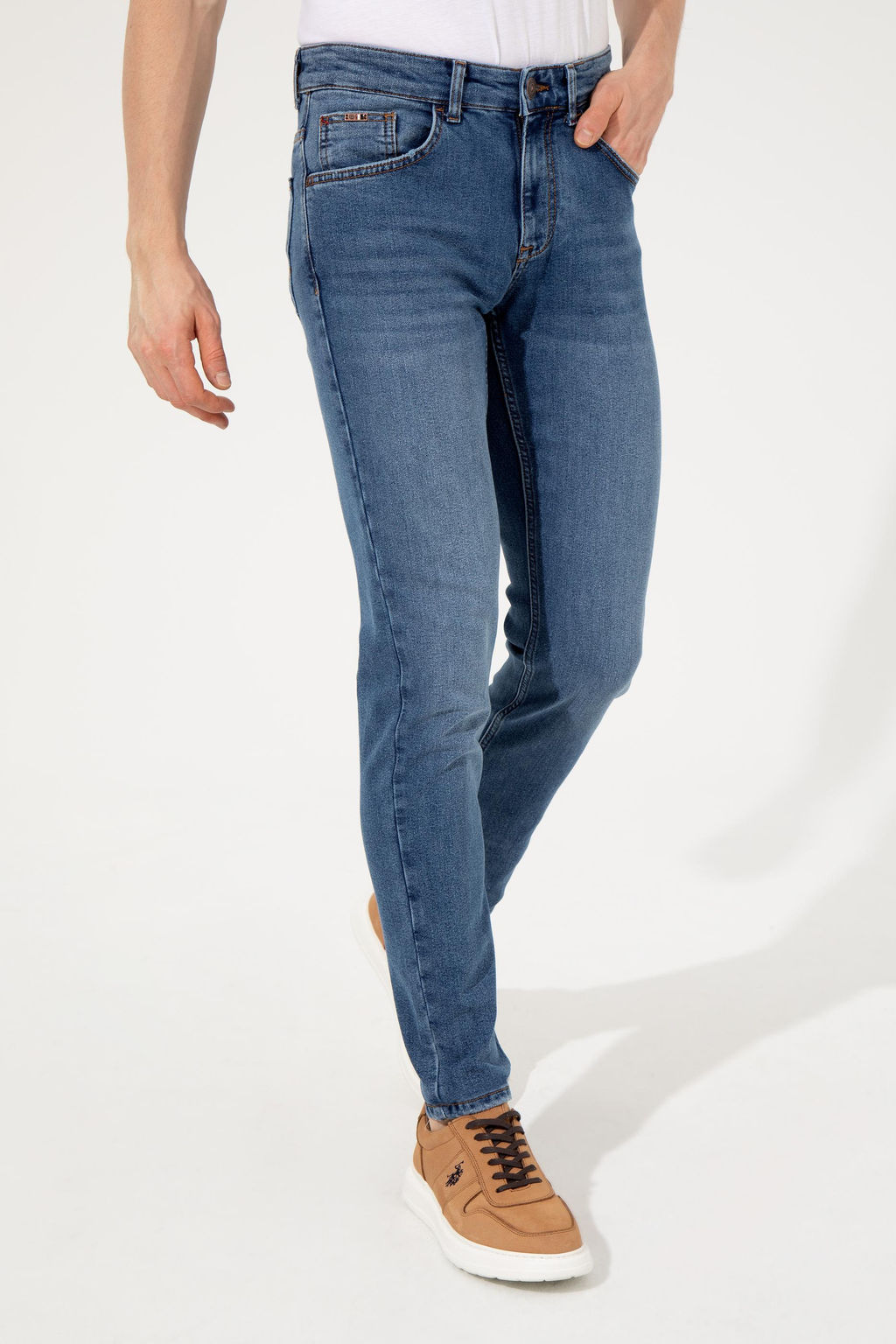 Erkek Mavi Jean Pantolon