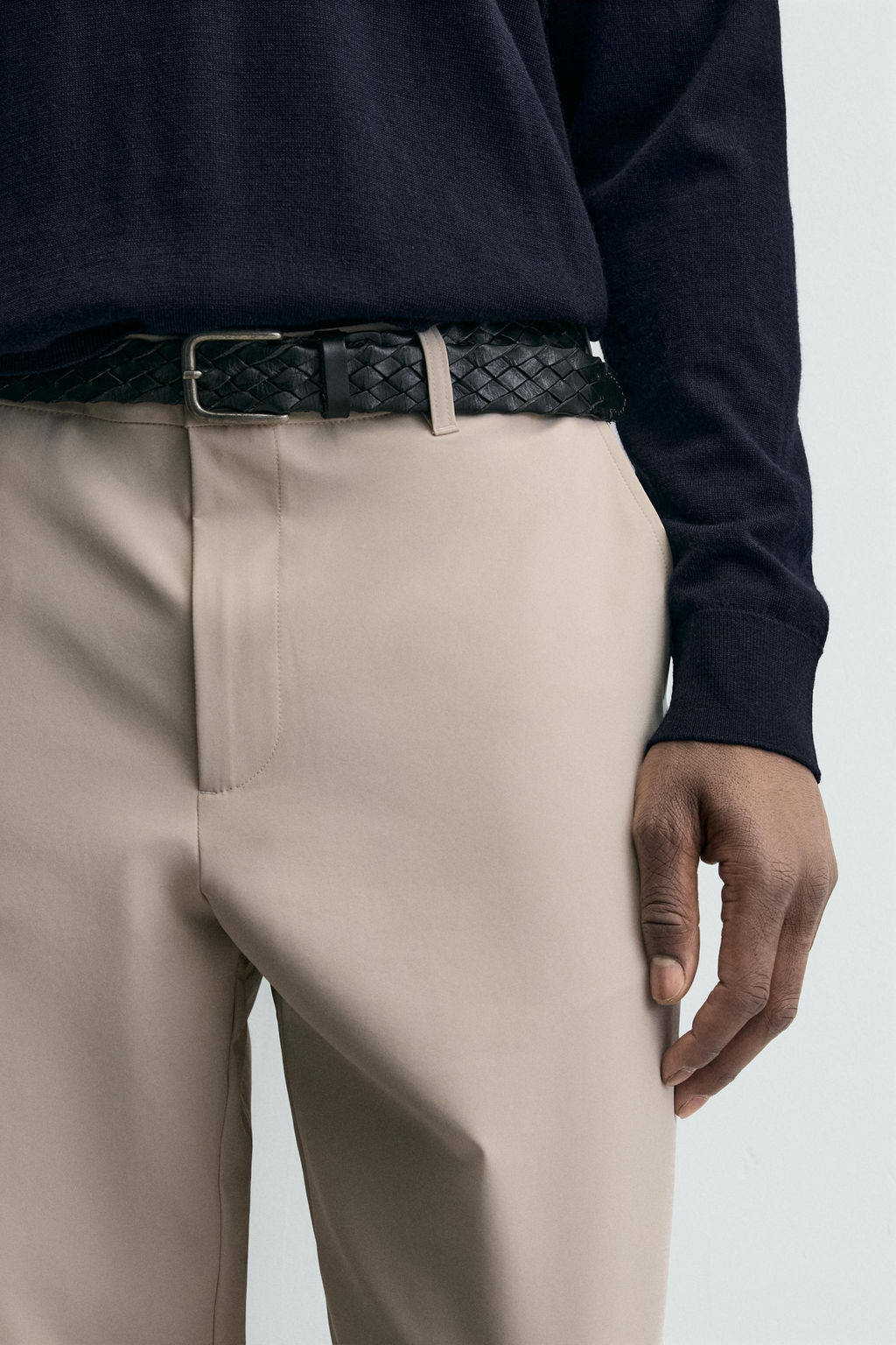 PANTAL?N REGULAR FIT CONFORT / Beige - Zara фото 5