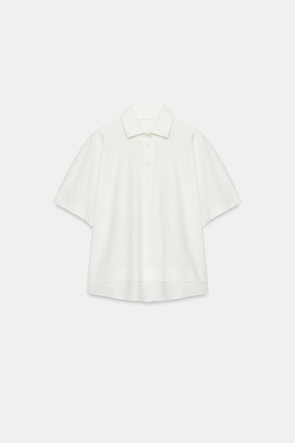 CAMISETA COMBINADA ALGOD?N / Blanco - Zara фото 8