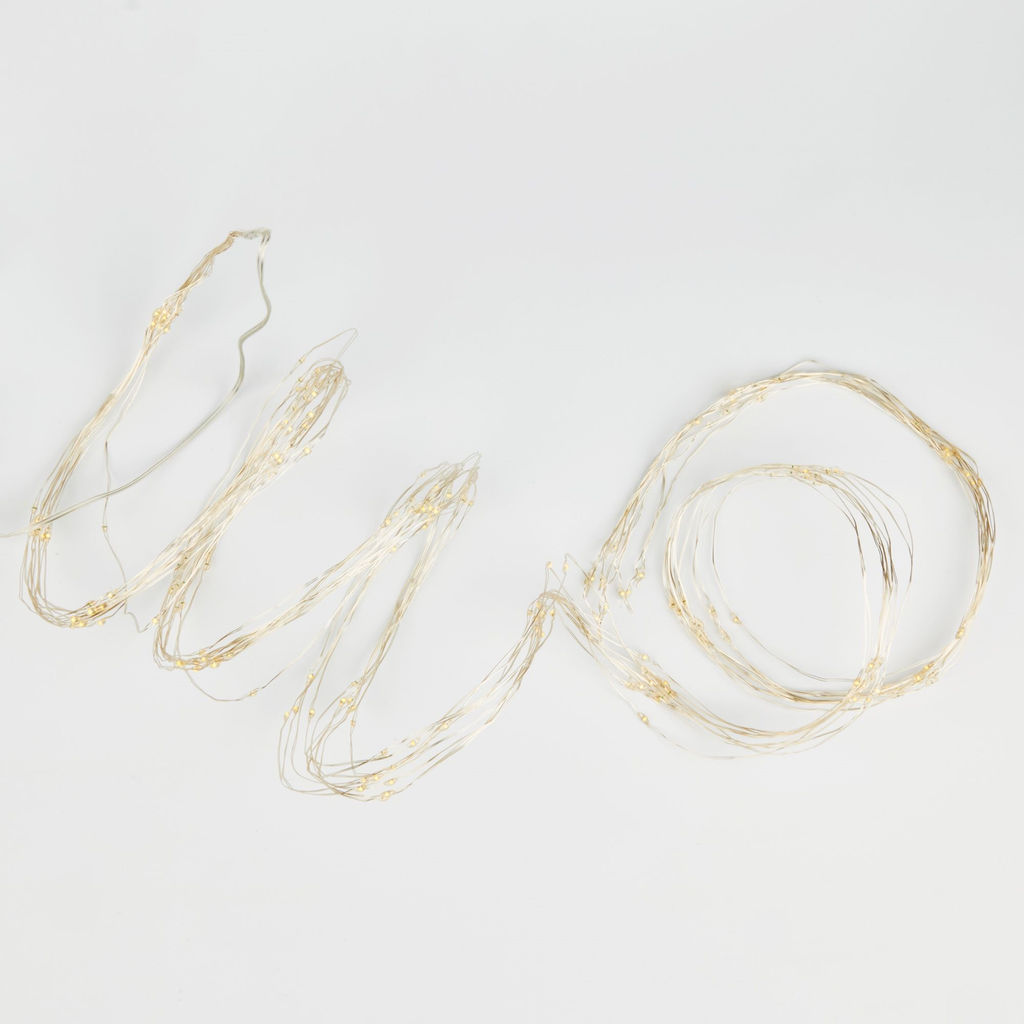 ULD-E0200-200/STB/3AA WARM WHITE IP44 Гирлянда светодиодная Лучи росы на батарейках 3АА (не в/к), 2м. 10 нитей. 200 светодиодов. Теплый белый свет. Провод прозрачный. ТМ Uniel