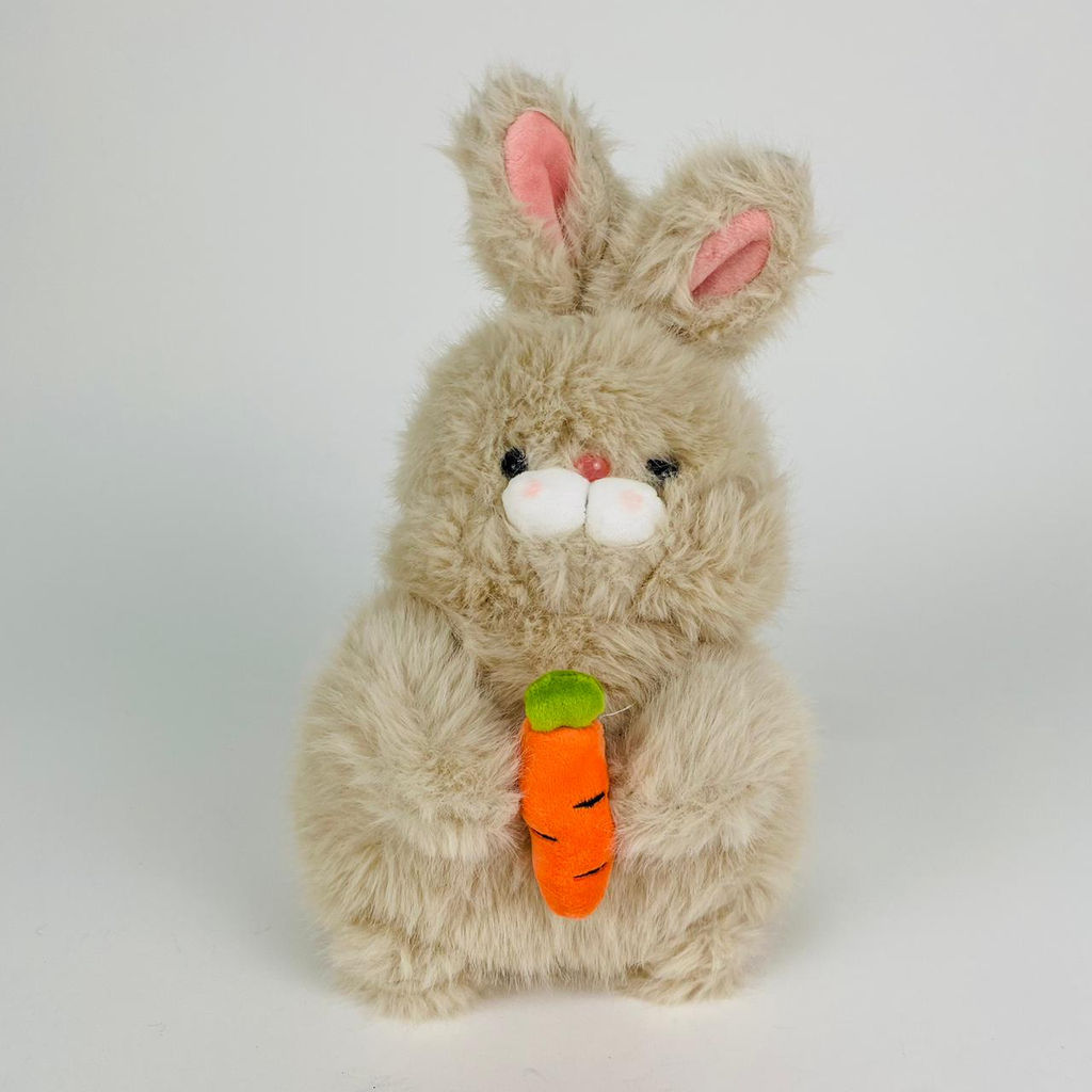 Мягкая игрушка Зайка с морковкой 25 см (арт. 3847/25) - Storyland фото 7