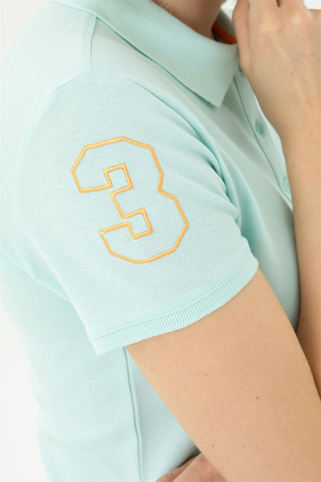 Женское трикотажное платье зеленого цвета - U.s. polo assn фото 7