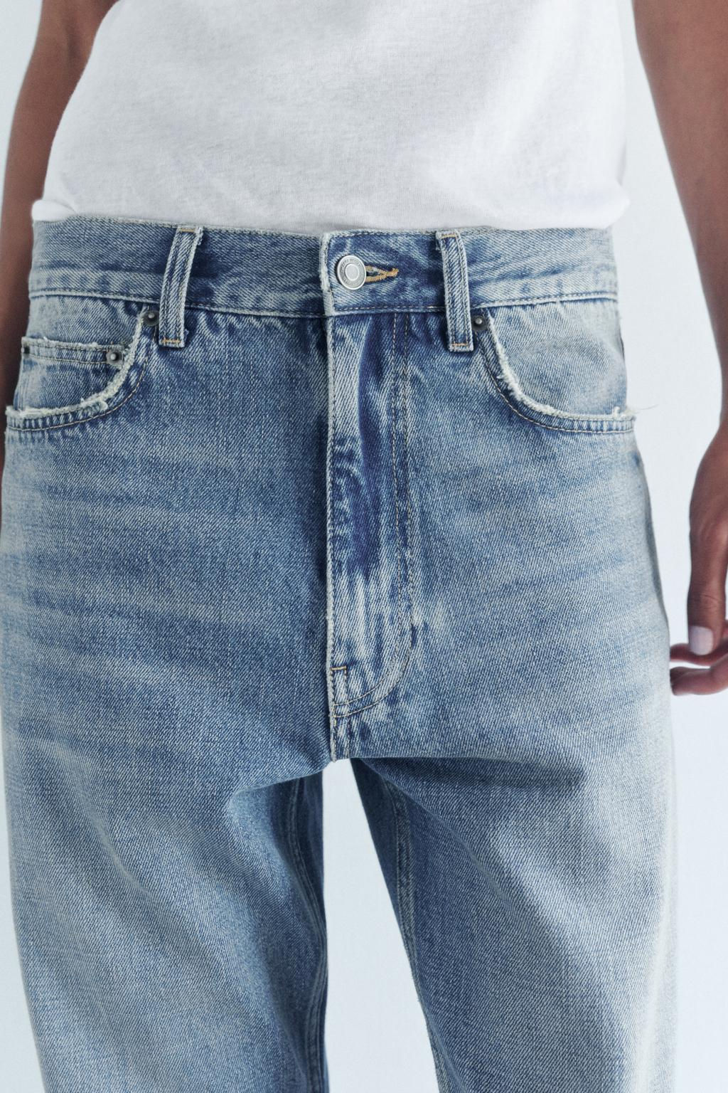 ZW COLLECTION PATCHWORK JEANS - Zara фото 4