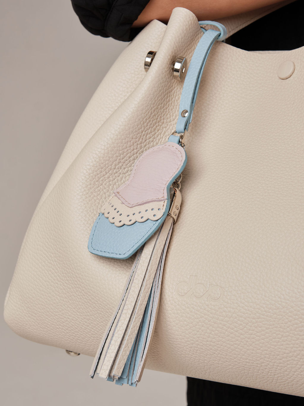 Кожаная сумка Vasilisa DBR 31210 светлый крем  фото 9