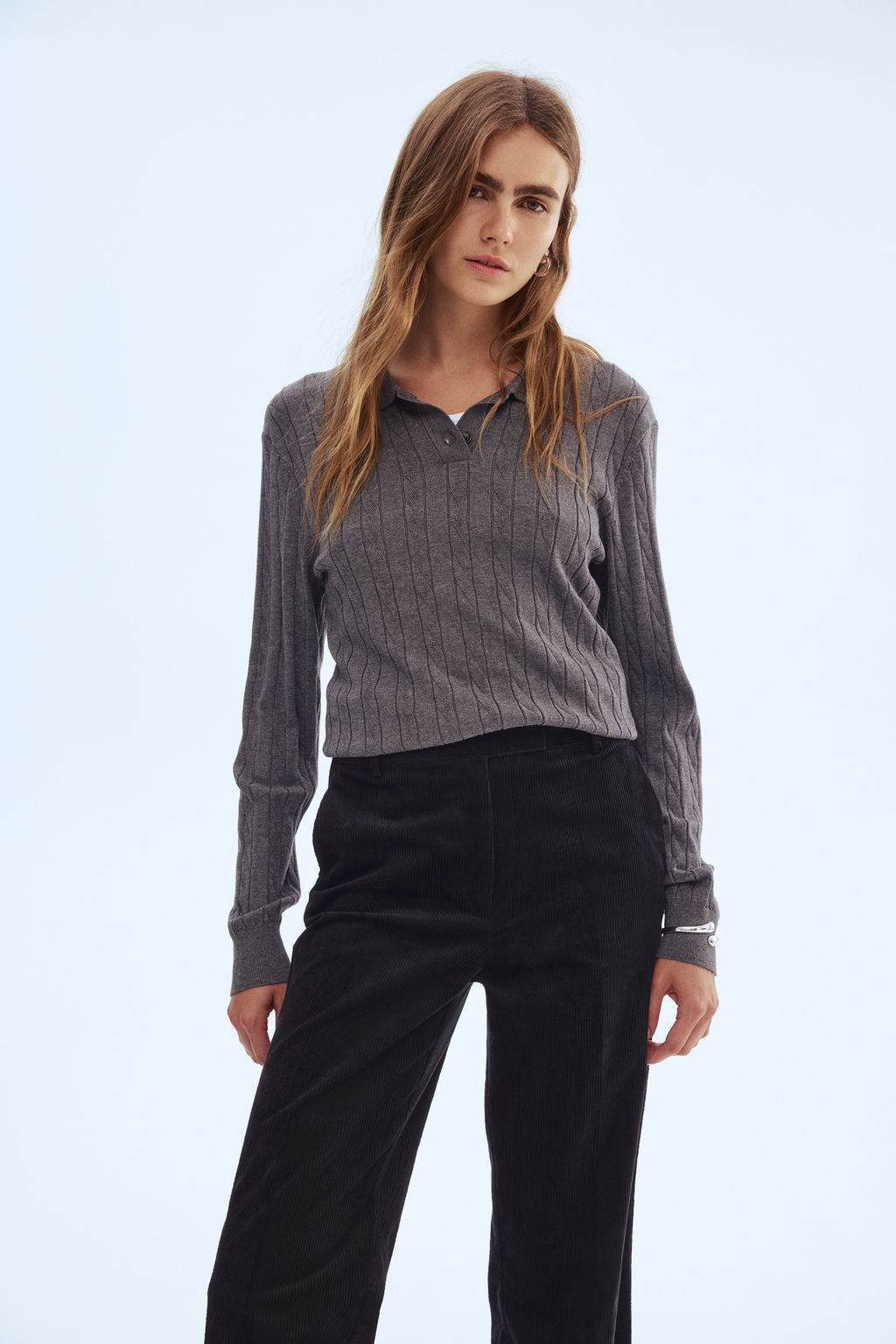 Pantal?n bootcut de pana - H&m фото 7