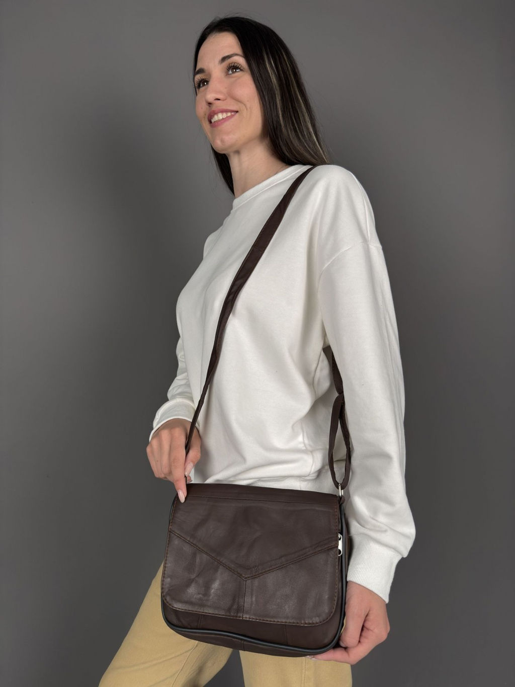 Сумка женская из телячьей кожи