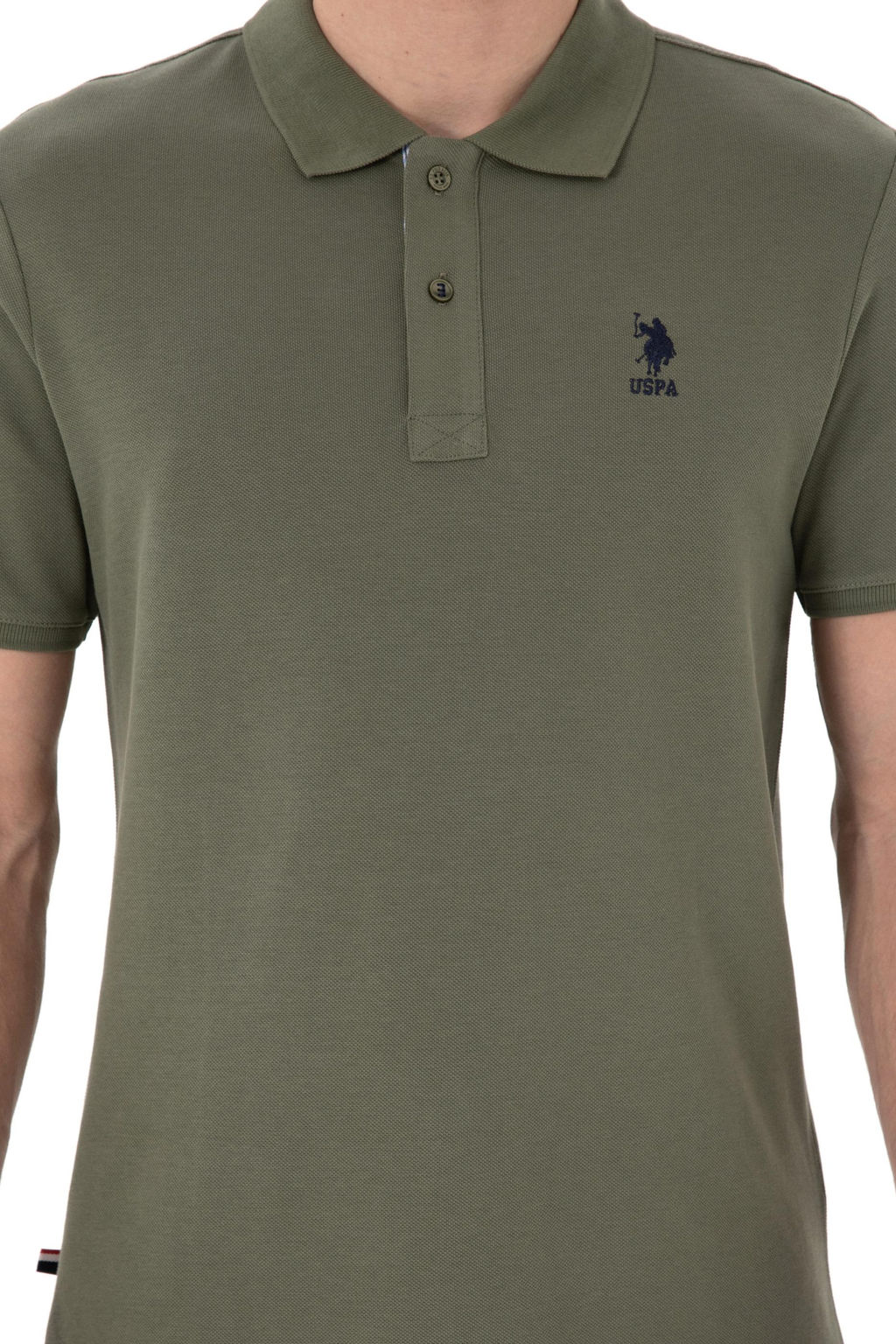 Erkek Regular Fit Polo Yaka Koyu Haki Basic Ti__rt Sepette S_rpriz _ndirim - U.s. polo assn фото 13