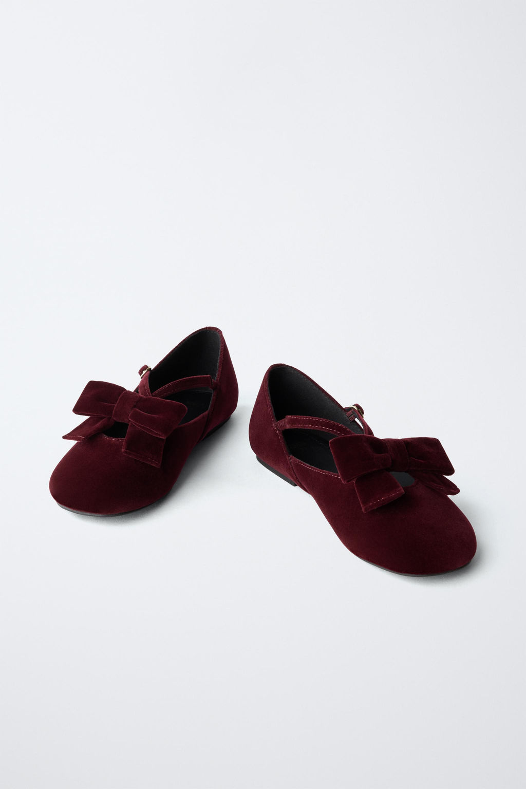 VELVET BOW BALLERINAS - Zara фото 3