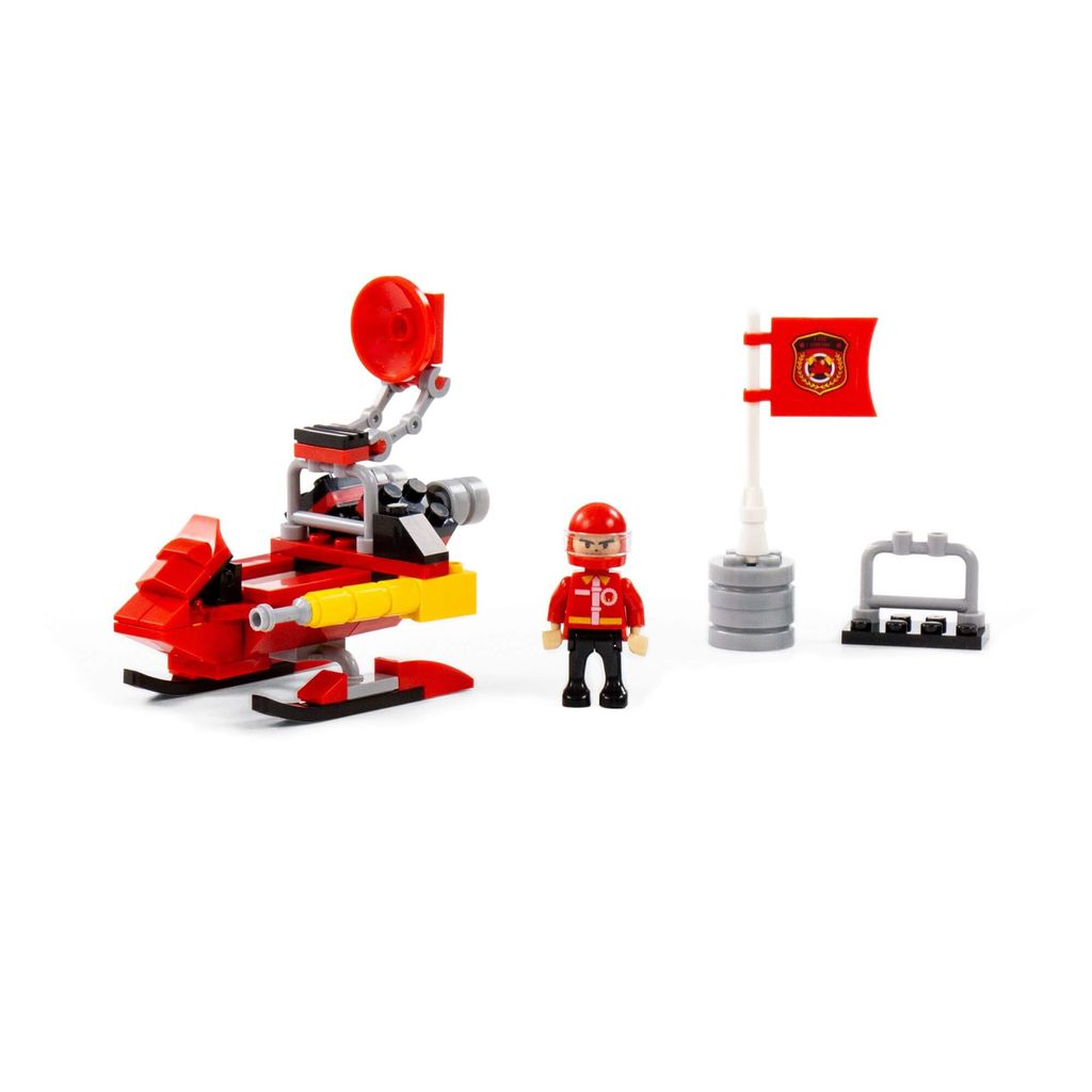 Конструктор Классик Пожарная служба-1.3 (108 элементов) (в коробке) - Полесье фото 5