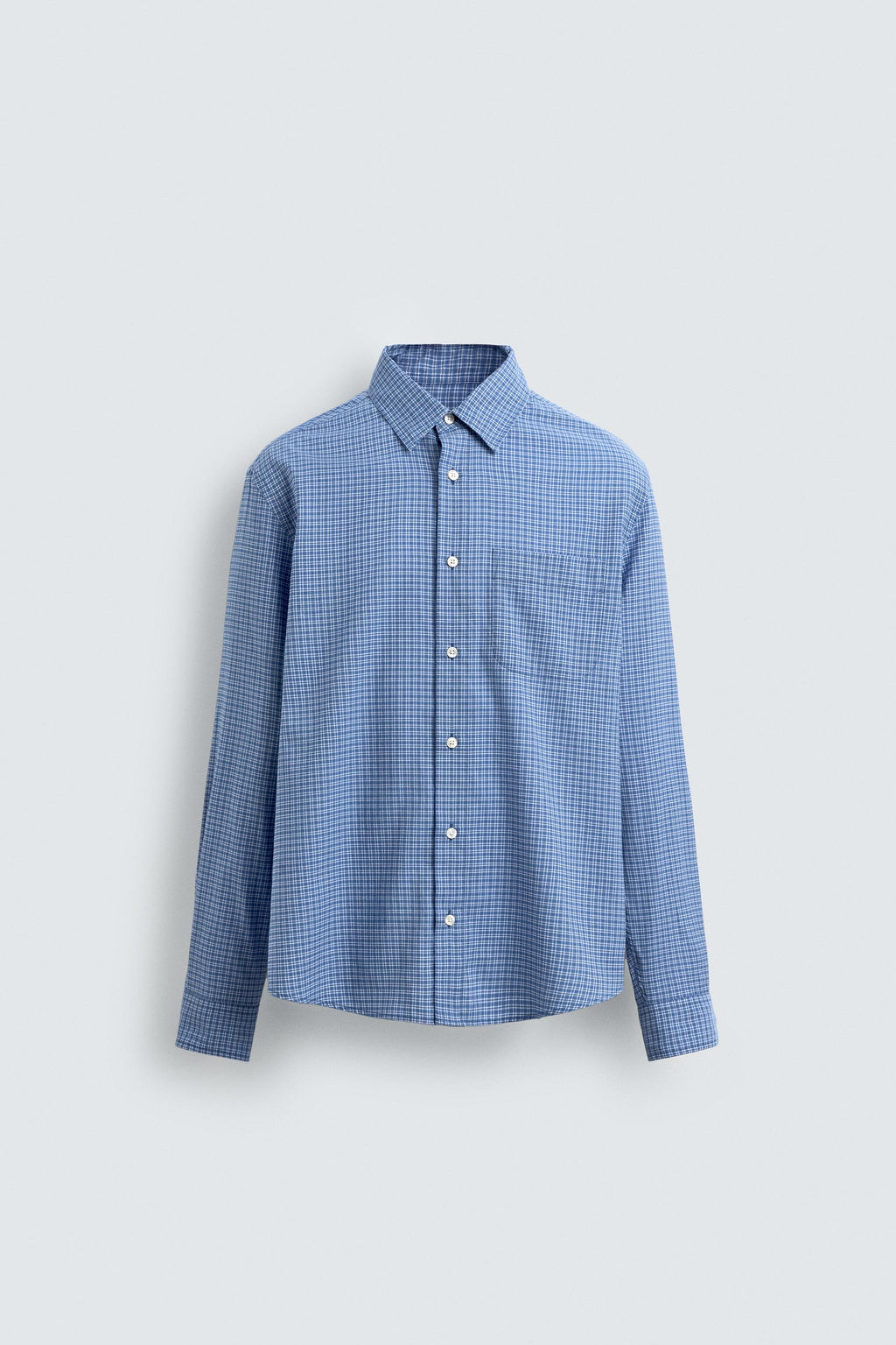 CHECK SHIRT WITH POCKET - Zara фото 6