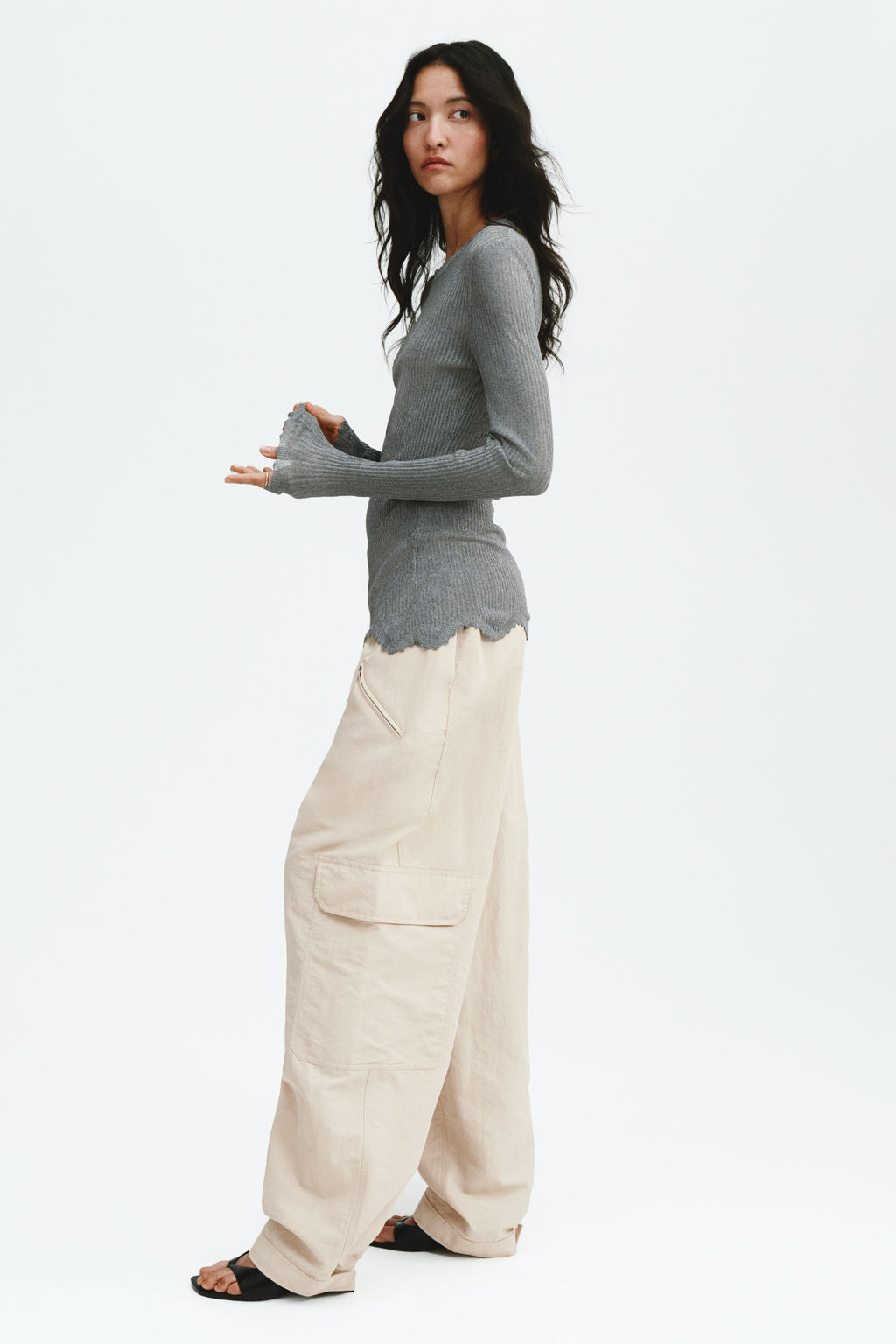 Pantal?n cargo oversize - H&m фото 4