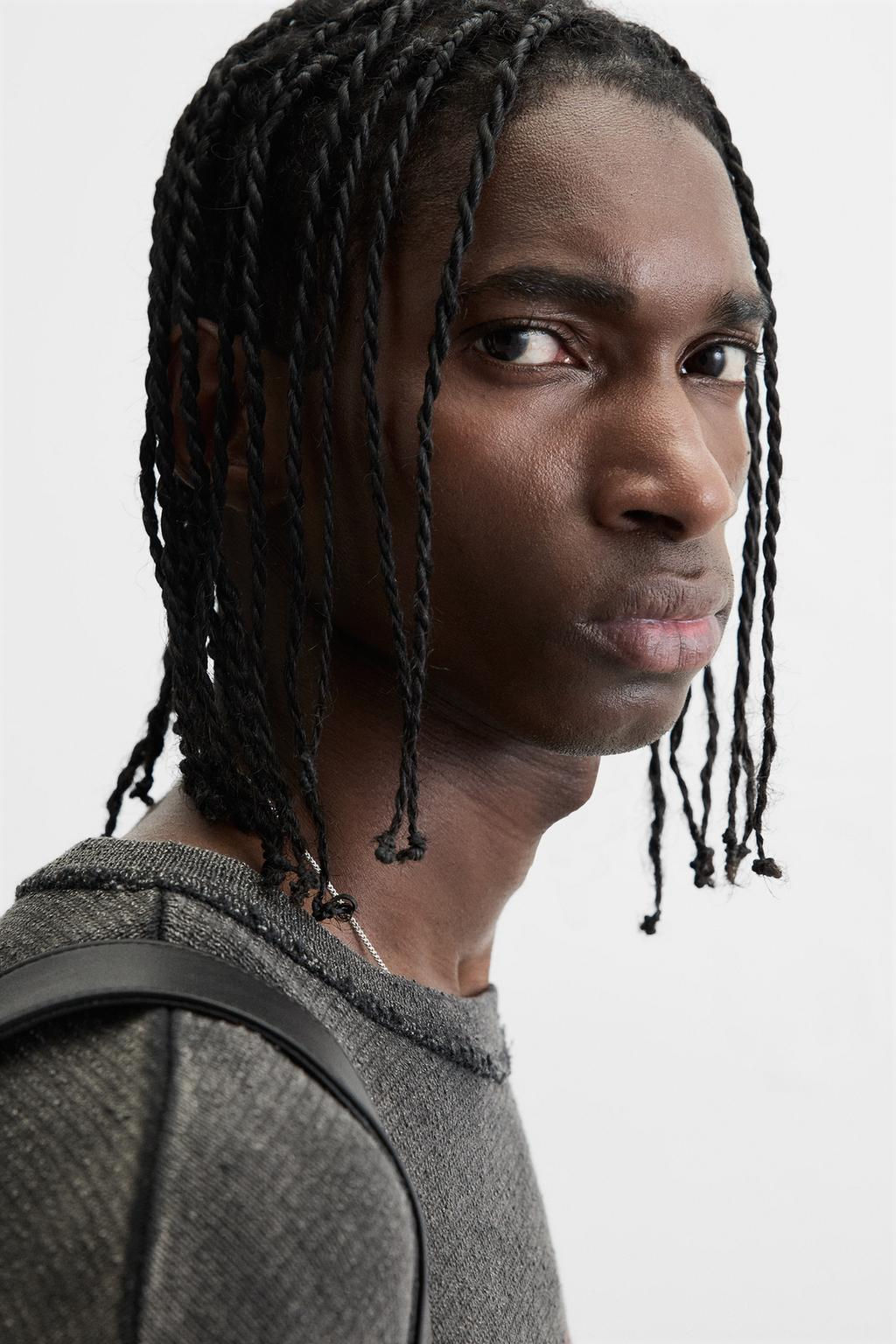 CONTRAST PRINT KNIT T-SHIRT - Zara фото 7