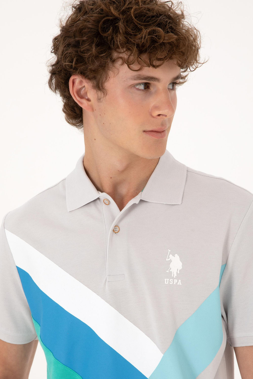 Erkek Regular Fit Polo Yaka Turkuaz Ti__rt Sepette S_rpriz _ndirim - U.s. polo assn фото 2