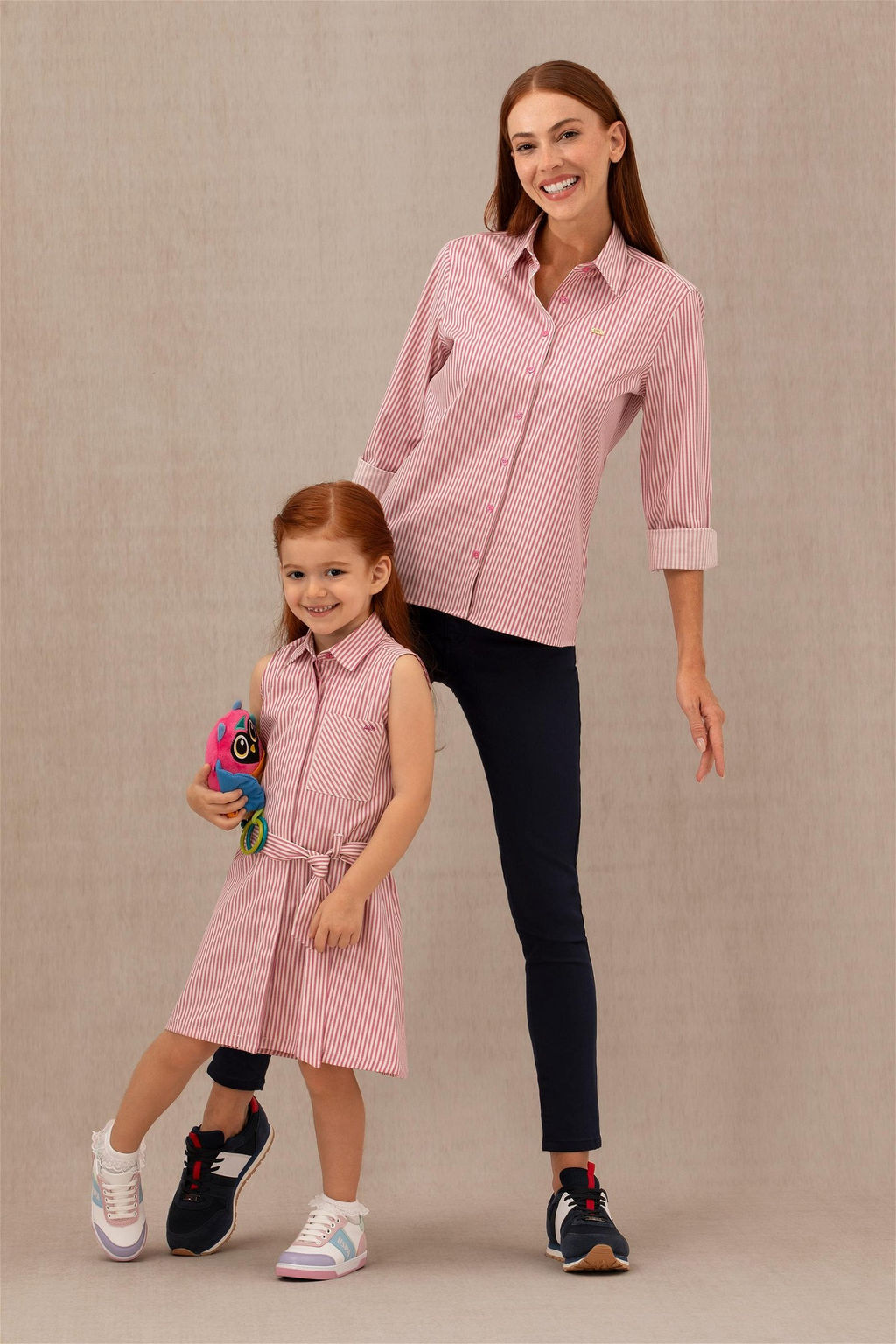 U. S. Polo Assn Розовое тканое платье без рукавов для девочки - U.s. polo assn фото 5