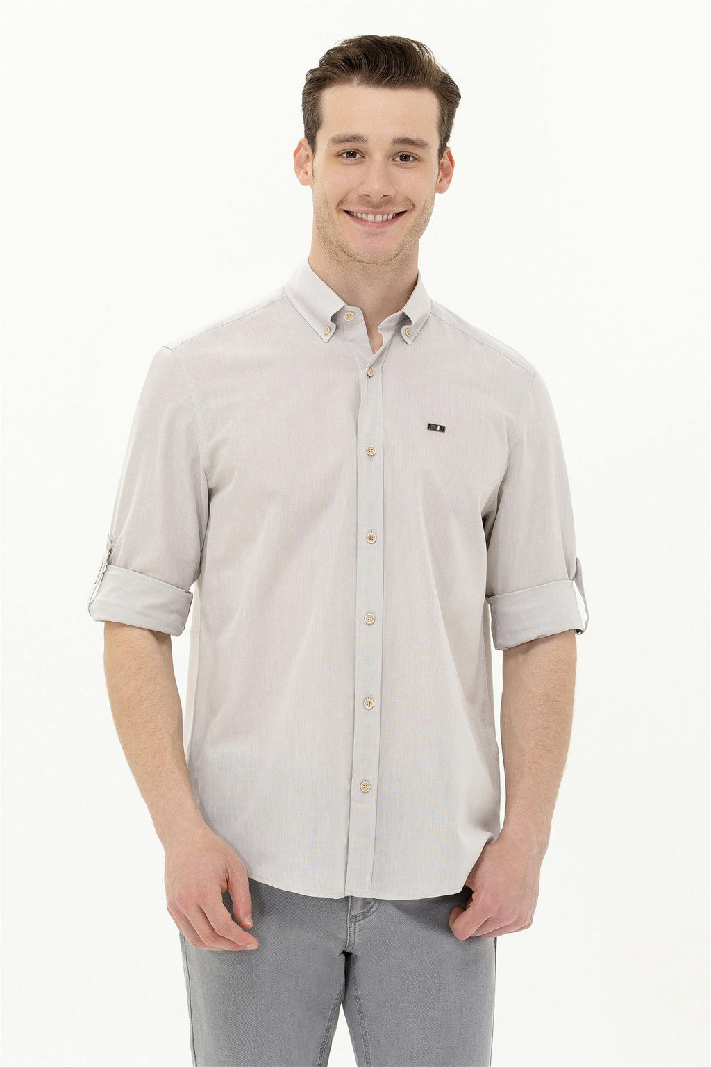 Мужская рубашка с длинным рукавом Stone Неожиданная скидка в корзине