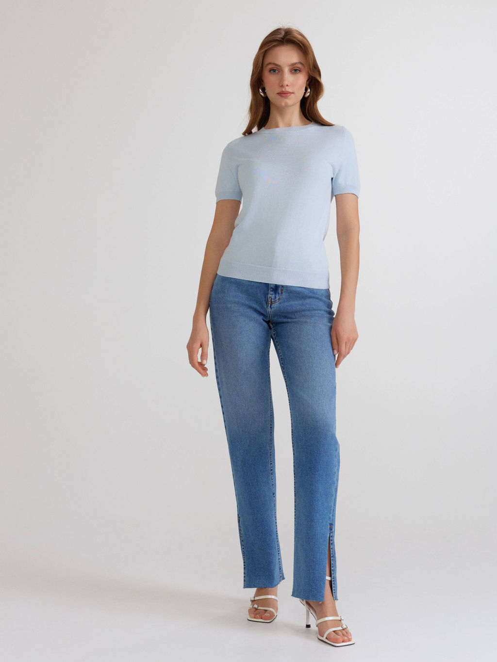 CONTE LDK2452 Джемпер женский light blue - Conte elegant фото 2