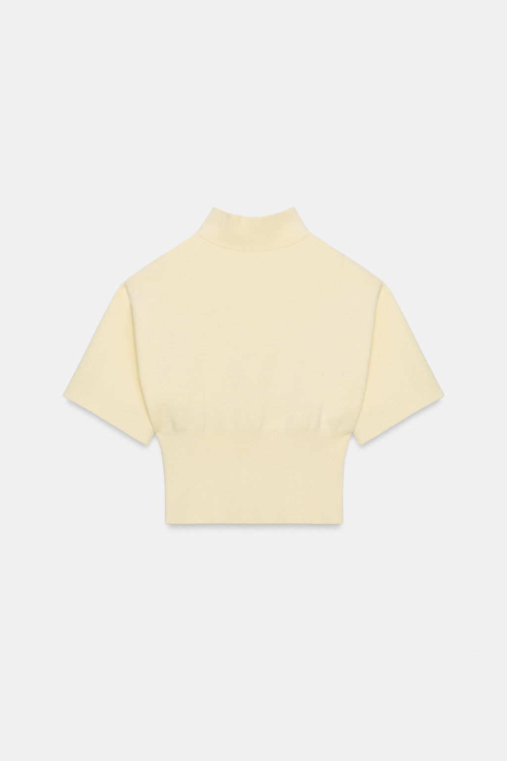 KNIT JUMPER WITH SHOULDER PADS AND SHORT SLEEVES - Zara фото 12