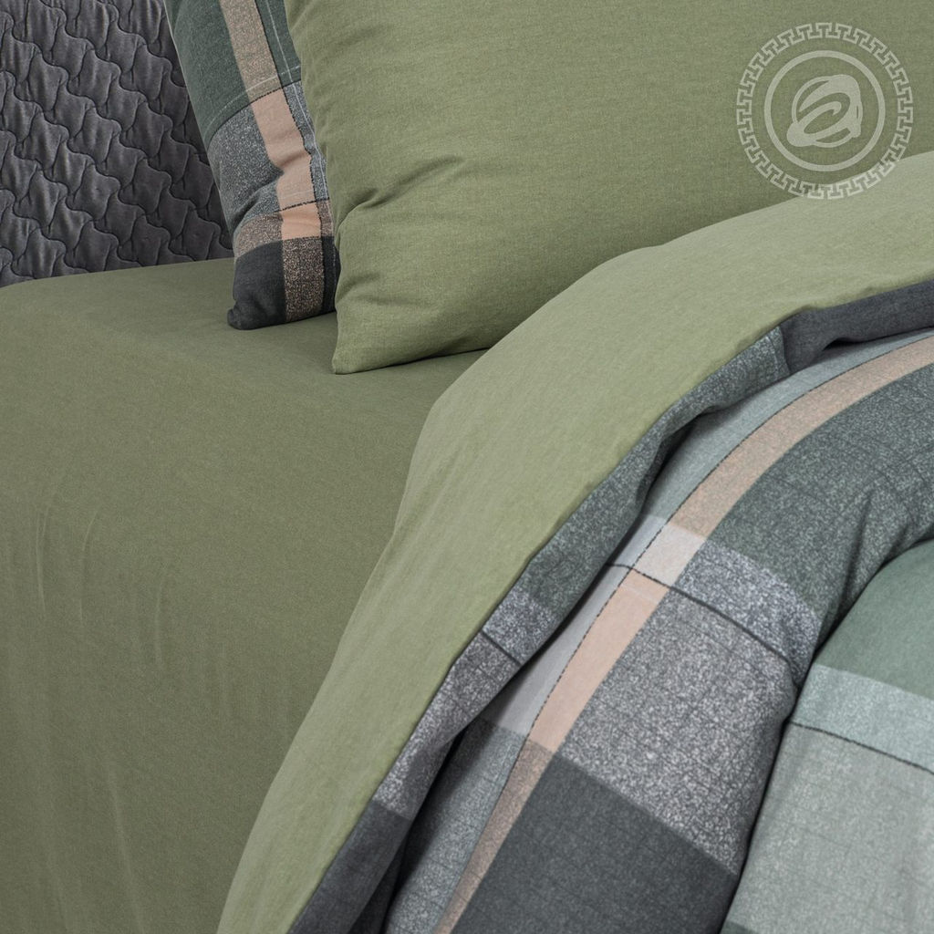 Клаус 2 сп. с Евро/Пододеяльник (молния): 1 шт. - 215*175; Простыня: 1 шт. - 240*240; Наволочка: 2 шт. - 70*70 Велюр Классик - Артпостель фото 4