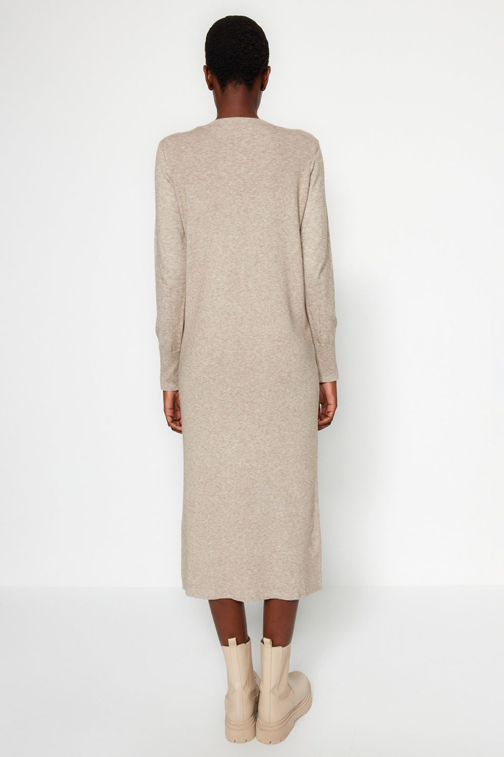 Vizon Maxi Triko Premium Iplik/Ozel Iplik Elbise TWOAW24EL00100