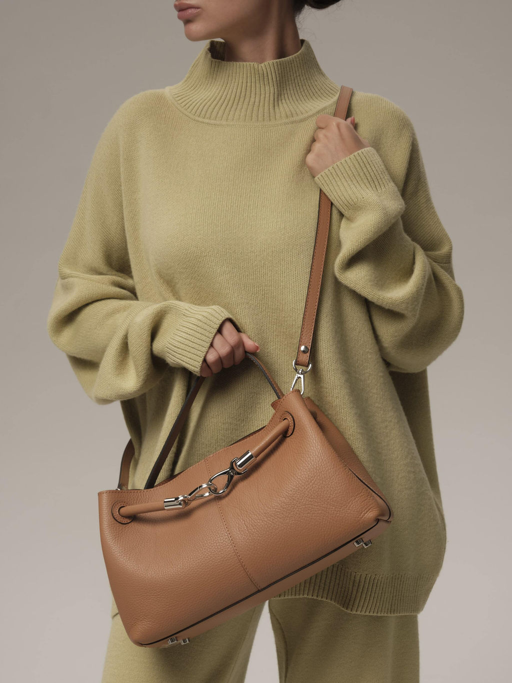 Сумка Ties DBR 31185 коричневый лист  фото 6