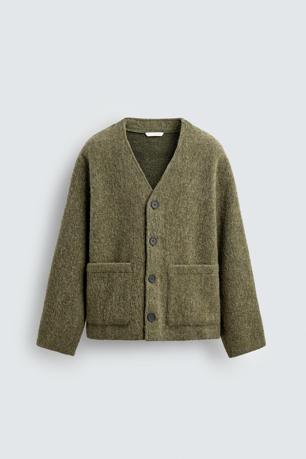 TEXTURED RELAXED FIT CARDIGAN - Zara фото 5