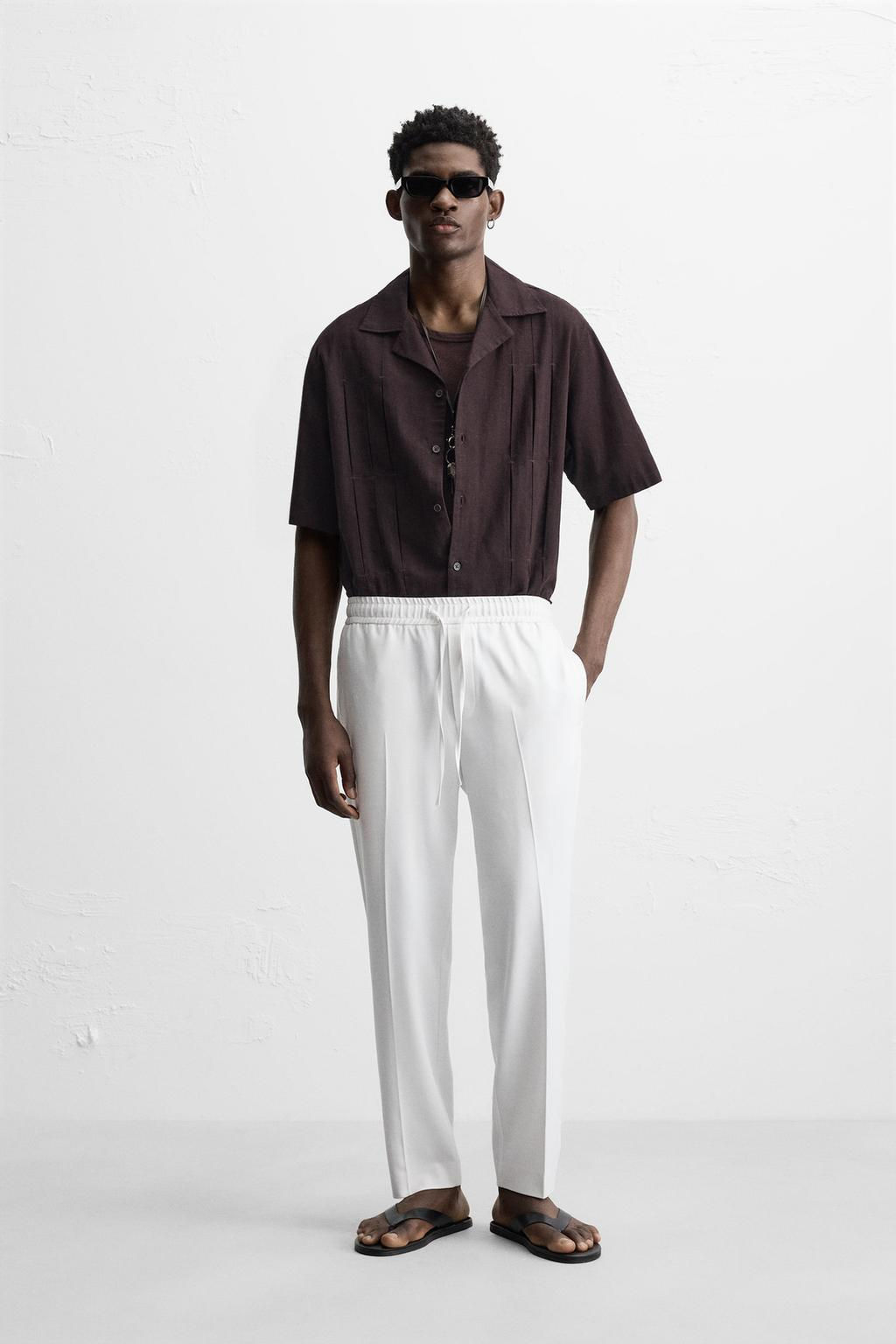 COMFORT FIT JOGGER WAIST TROUSERS