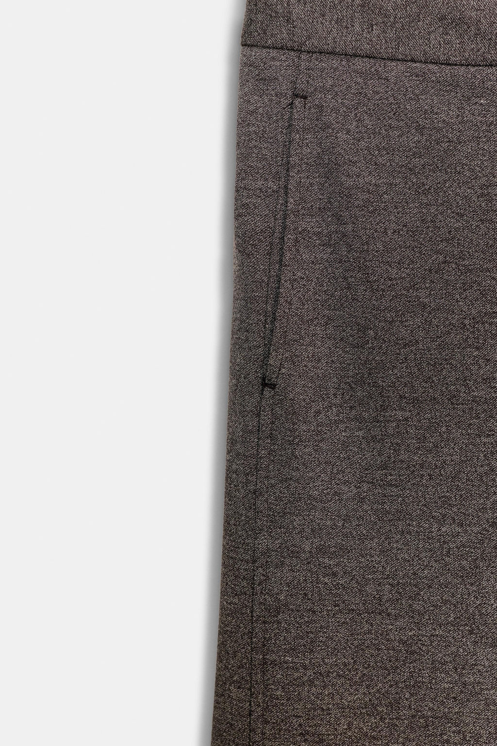 STRAIGHT-LEG HIGH-WAIST TROUSERS - Zara фото 8