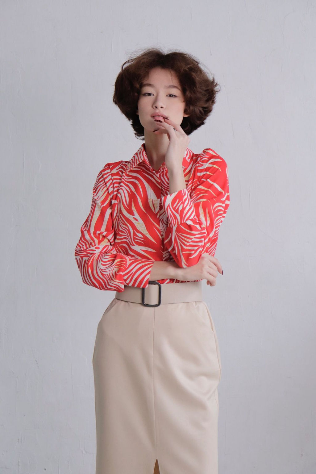 11529 Рубашка с супатной застёжкой красная - Martichelli фото 5