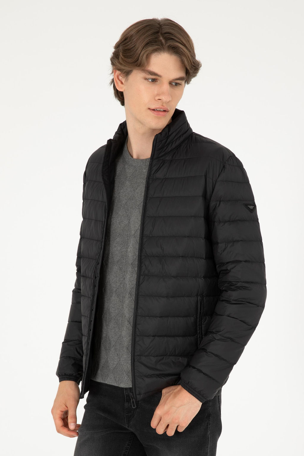 Мужское черное пальто Неожиданная скидка в корзине - U.s. polo assn фото 3