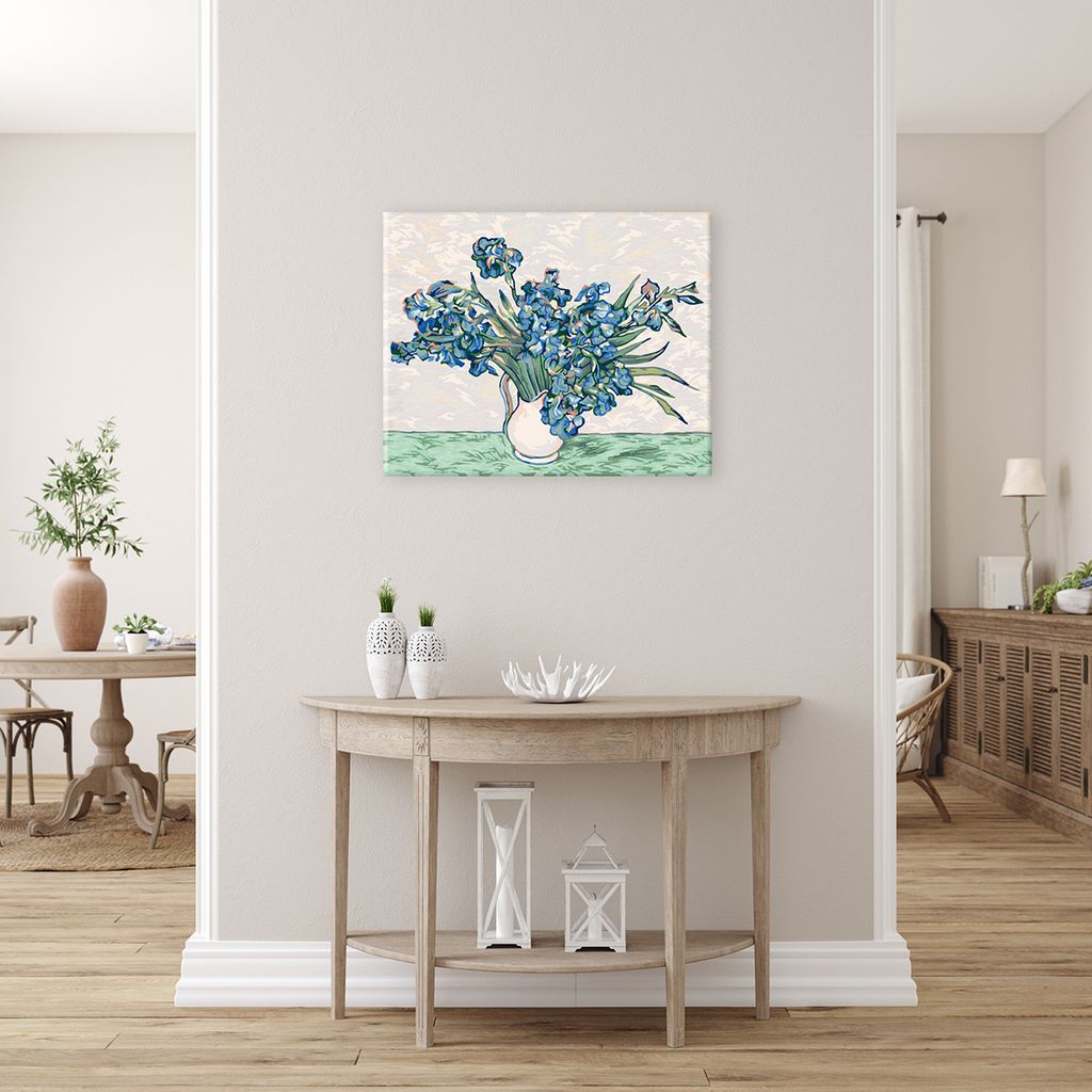 ФРЕЯ MET-PNB/PL-004 Набор для раскрашивания по номерам 50 х 40 см Винсент ван Гог, Ирисы