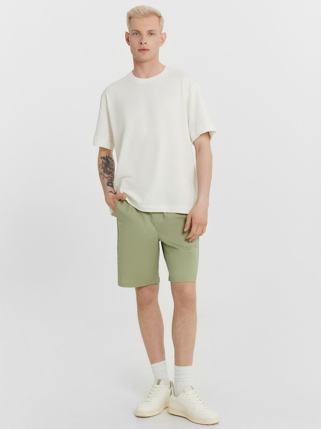 Шорты мужские зеленые