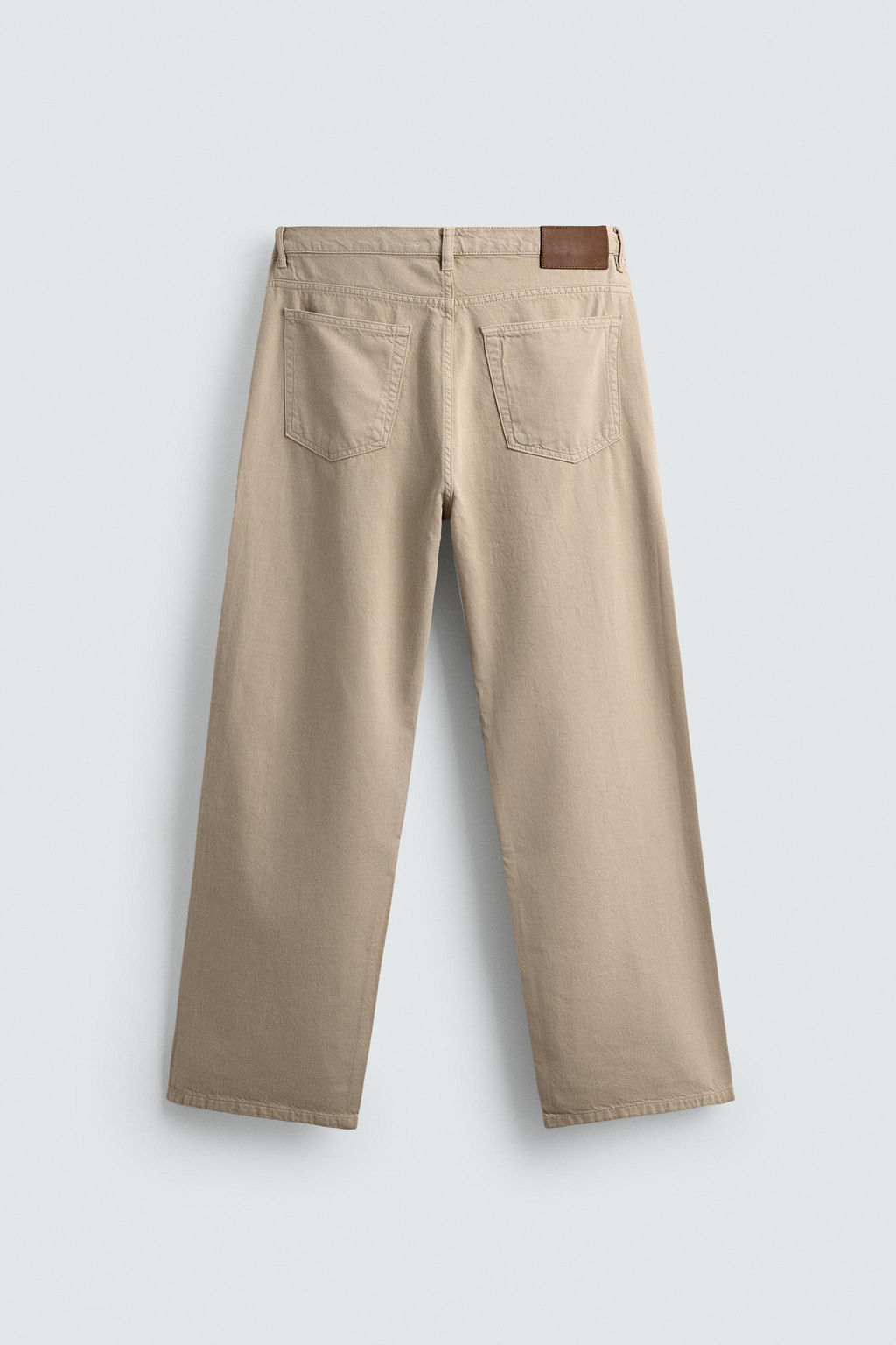 JEANS LIGEROS ALGOD?N - C??AMO / Beige vigor? - Zara фото 8