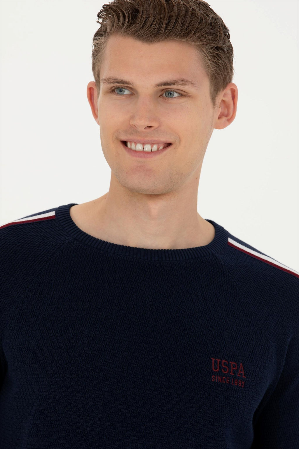 Мужской темно-синий свитер - U.s. polo assn фото 9