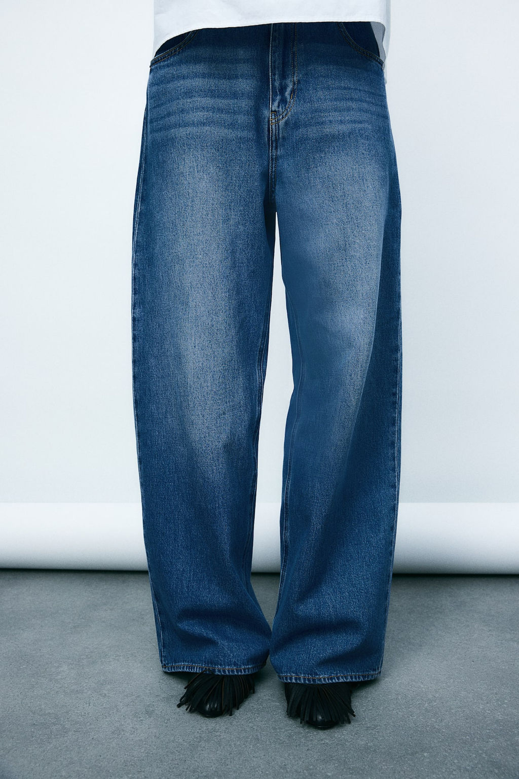 Wide Regular Jeans - H&m фото 2